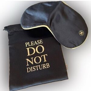 Chanel Sleep Mask With Do Not Disturb Bag Coco Madamoiselle Beauty